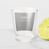 Leraar Gift Lovely leraar Shot Glas (Achterkant)
