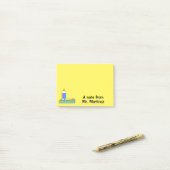 Leraar Gift op persoonlijke titel een opmerking ui Post-it® Notes (Op bureau)