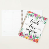 Leraar Gift Teach Love Inspire Quote Florence Planner (Display)