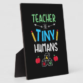 Leraar Gift Teacher Tiny Humans Fotoplaat (Zijkant)