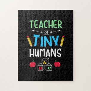 Leraar Gift Teacher Tiny Humans Legpuzzel
