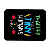 Leraar Gift Teacher Tiny Humans Magneet (Horizontaal)