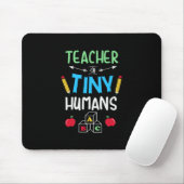 Leraar Gift Teacher Tiny Humans Muismat (Met muis)