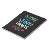 Leraar Gift Teacher Tiny Humans Notitieblok (Linkerzijde)