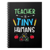 Leraar Gift Teacher Tiny Humans Notitieboek (Voorkant)