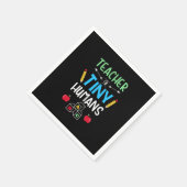 Leraar Gift Teacher Tiny Humans Servet (Hoek)