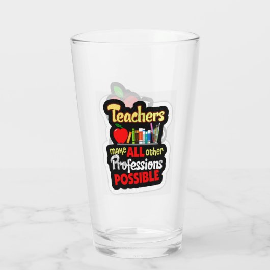 leraar glas (Achterkant)