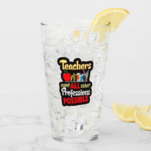 leraar glas (Achterkant ijs)