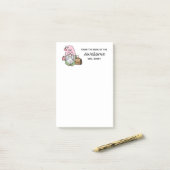 Leraar Gnome van het bureau van Post-it® Notes (Op bureau)