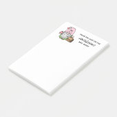 Leraar Gnome van het bureau van Post-it® Notes (Schuin)