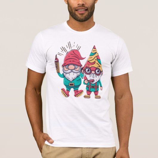 Leraar Gnome voor leraar en studenten T-shirt (Voorkant)