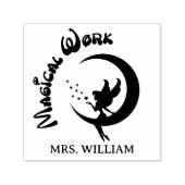 Leraar Goed Werk Lof Grading Aanmoediging Zelfinktende Stempel (Design)