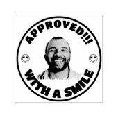 Leraar Goedgekeurd Custom Grappig Gezicht Foto Zelfinktende Stempel (Design)