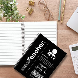 Leraar – Grappig Werkhumor, Kantoor Cadeau Notitieboek