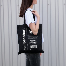 Leraar – Grappig Werkhumor, Kantoor Cadeau Tote Bag