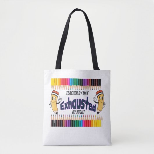 Leraar grappige citaten tote bag (Voorkant)
