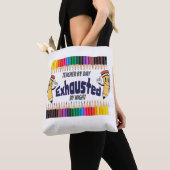 Leraar grappige citaten tote bag (Dichtbij)