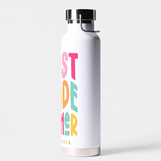 Leraar Groep 3 Kleurrijke Tekst Waterfles (Links)