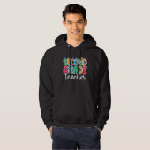 Leraar Groep 4 Eerste Dag Terug op School Hoodie (Voorkant volledig)