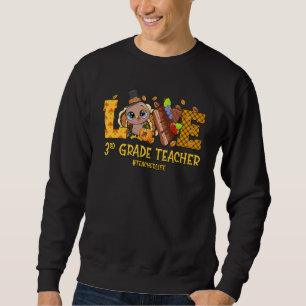 Leraar Groep 5 Leven Liefde Kalkoen Pompoen Dank Trui