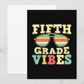 Leraar Groep 7 Vijfde Klas Sfeer Kaart (Voorkant / Achterkant)