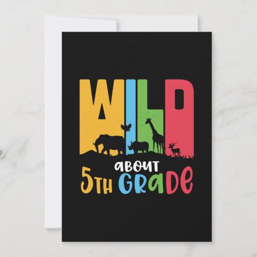 Leraar Groep 7 Wild Dier Over Groep 7 Kaart (Voorkant)
