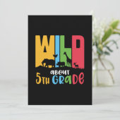 Leraar Groep 7 Wild Dier Over Groep 7 Kaart (Staand voorkant)