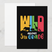 Leraar Groep 7 Wild Dier Over Groep 7 Kaart (Voorkant / Achterkant)