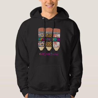 Leraar Groep 8 Leer Liefde Inspireren Potlood Luip Hoodie