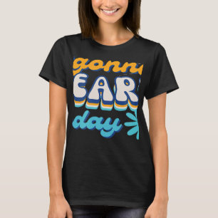 Leraar Groovy Retro Eerste dag van School Y'all T-shirt