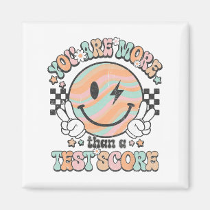 Leraar Groovy Smile Je bent meer dan een test scor Magneet