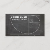 Leraar | Gulden Snede Visitekaartje (Voorkant)