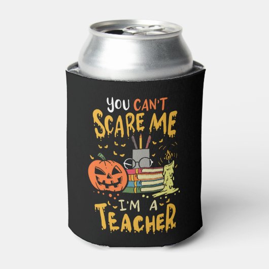 Leraar Halloween Blikjeskoeler (Blikje Voorkant)