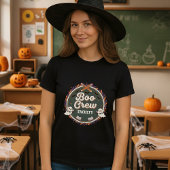 Leraar Halloween Boo Crew Faculty Staff Ghost T-shirt