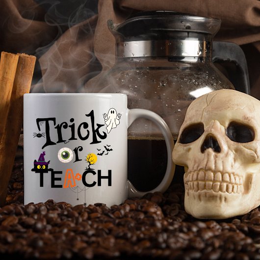 Leraar Halloween Koffiemokken | Trick of Teach Mok