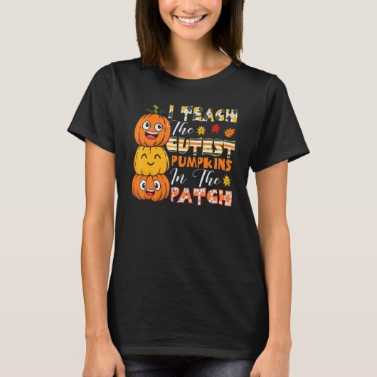 Leraar Halloween leraar Kindergarten Cutest Pump T-shirt (Voorkant)