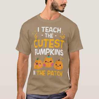 Leraar Halloween leraar Kindergarten Cutest Pump T-shirt