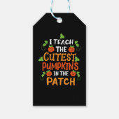 Leraar Halloween Pompoen Halloween Kostuum Cadeaulabel (Voorkant)