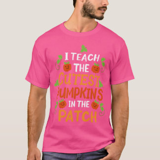 Leraar Halloween Pompoen Halloween Kostuum grappig T-shirt