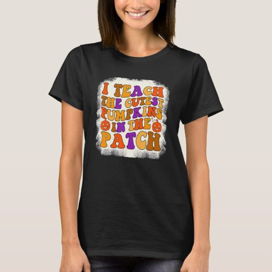 Leraar Halloween Pre K leraar Kindergarten T-shirt (Voorkant)