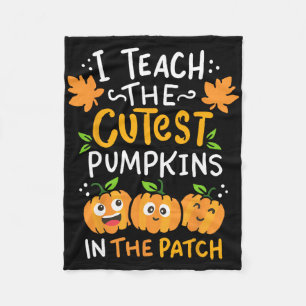 Leraar Halloween Pre-k Leraar Kleuterschool Knuffe Fleece Deken