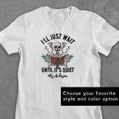 Leraar Halloween Shirt wachten tot het stil is