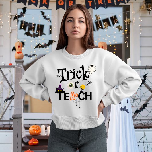 Leraar Halloween Shirten | Trick of Teach T-shirt