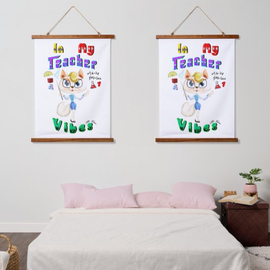 Leraar Hangend Wandkleed (Slaapkamer)