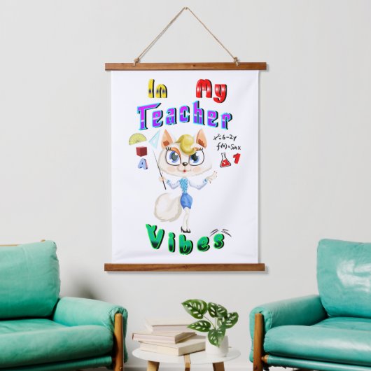 Leraar Hangend Wandkleed (Woonkamer)
