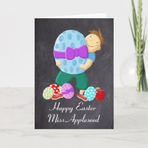 Leraar Happy Easter Kaart