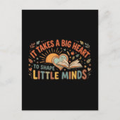 Leraar Hart Quote Briefkaart (Voorkant)