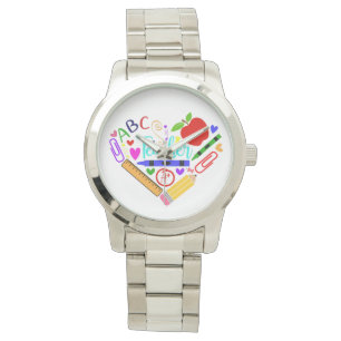 Leraar Heart Horloge