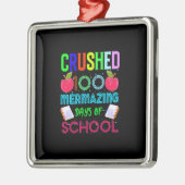 Leraar heeft 100 dagen van de school gemensmerd metalen ornament (Links)