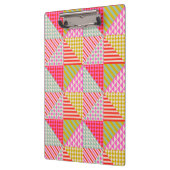 Leraar Helder Kleurrijke Patchwork Klembord (Links)
